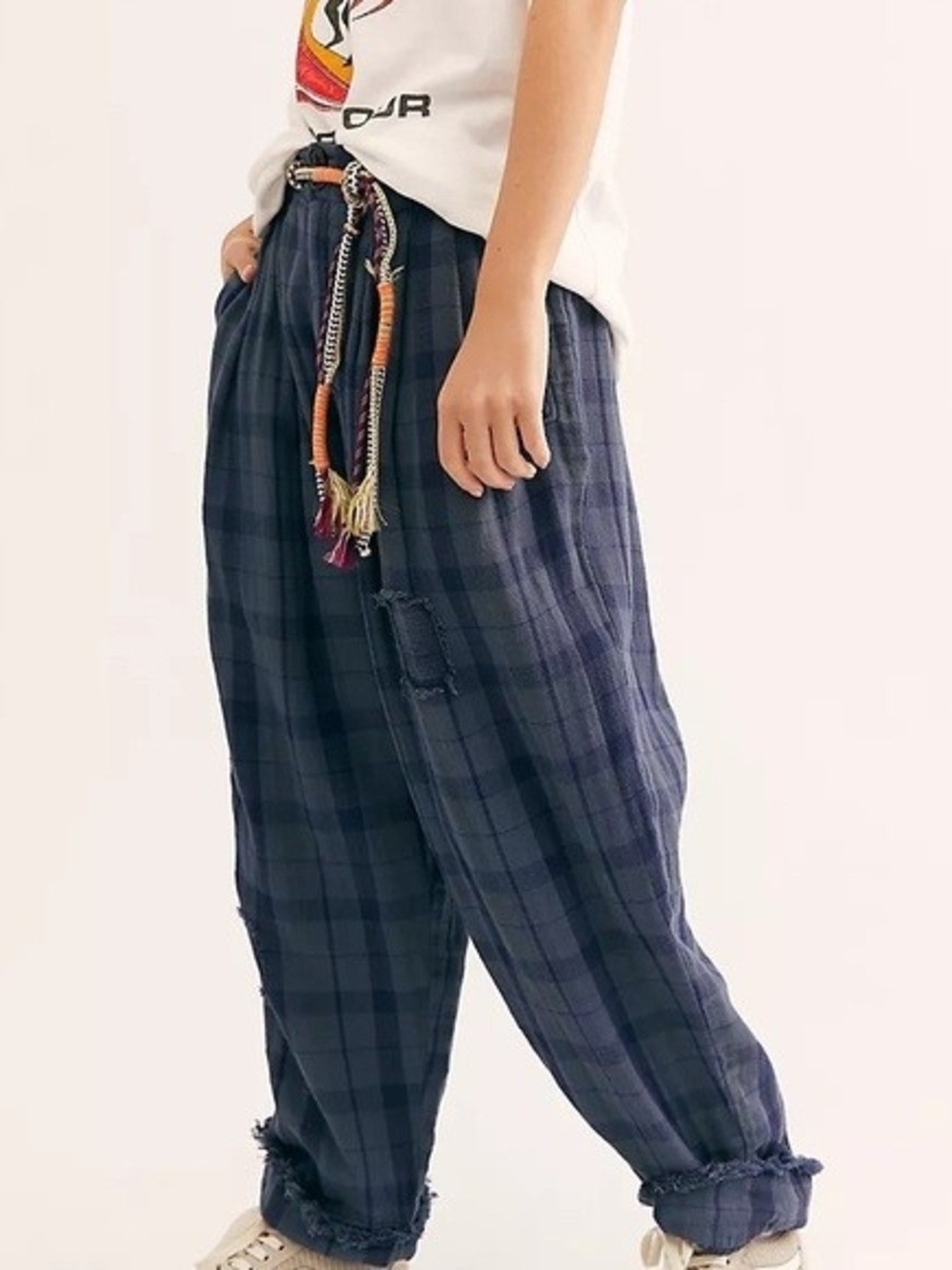 Free PeopleFree People Sunset Strip Plaid Pants 10